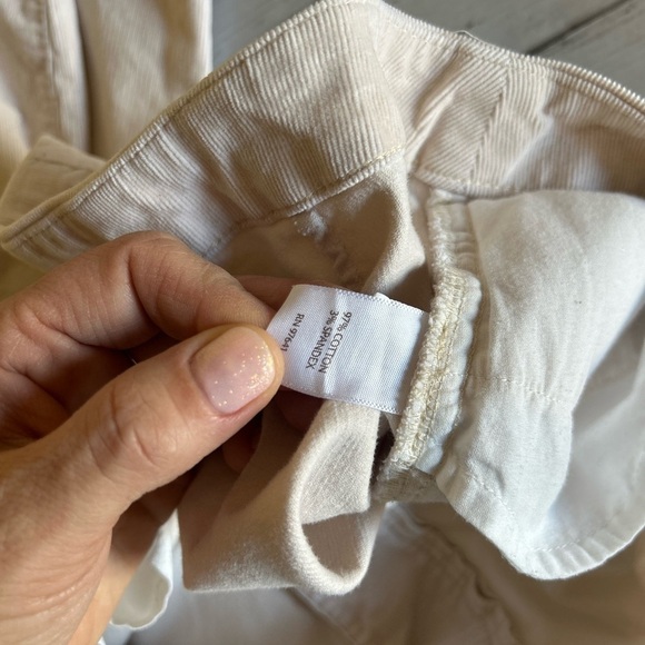 J. Jill Corduroy Womens 16 Petite Cream colored Pants - Picture 10 of 10